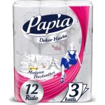 PAPIA SOFT DECOR TOWEL 12 ROLLS